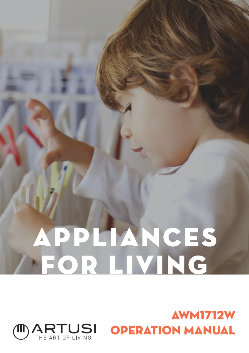 Page 1 of the manual User Manual Artusi AWM1712W