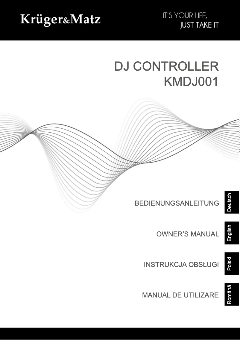 Page n°1 - Manuel utilisateur Krüger&Matz KMDJ001