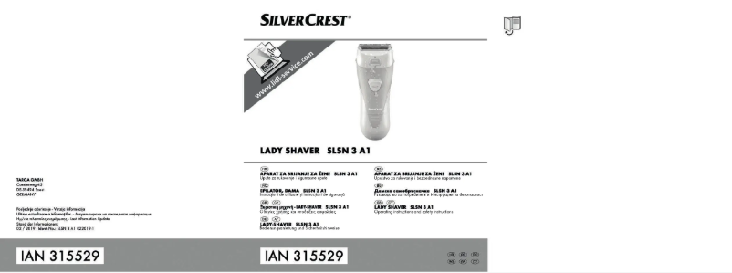 Page n°1 - Manuel utilisateur SilverCrest SLSN 3 A1