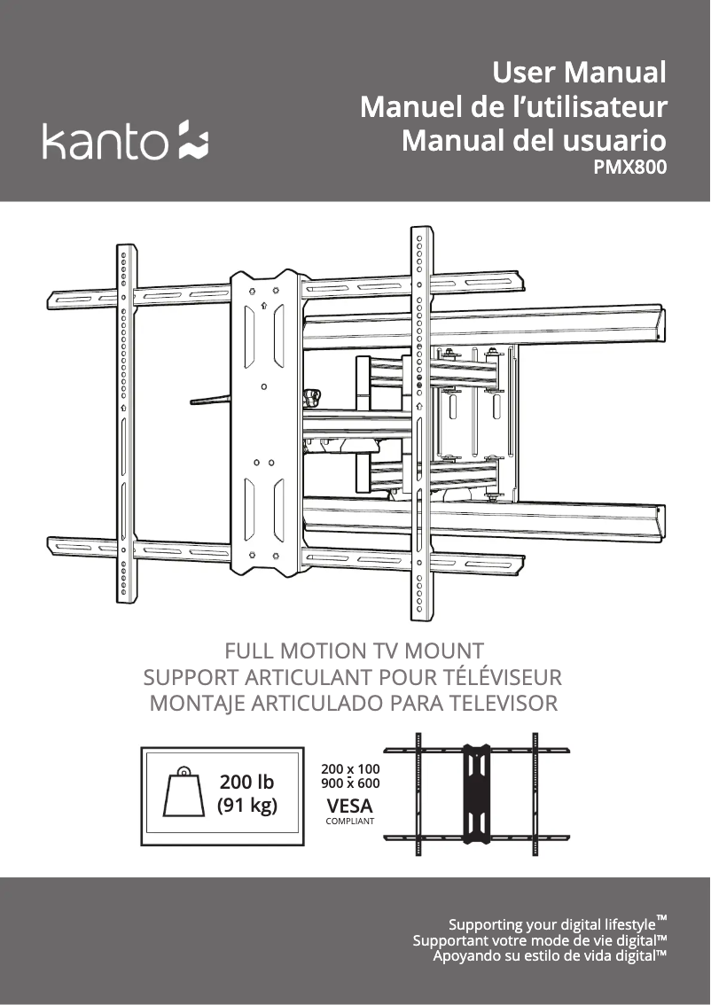 Página 1 del manual Manual de usuario Kanto PMX800
