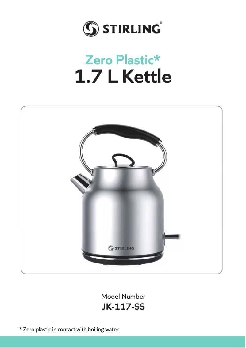 Page 1 de la notice Guide de démarrage rapide Stirling JK-117