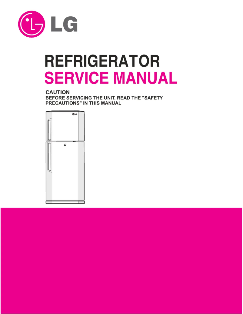 Page n°1 - Manuel utilisateur LG GR-B362VT