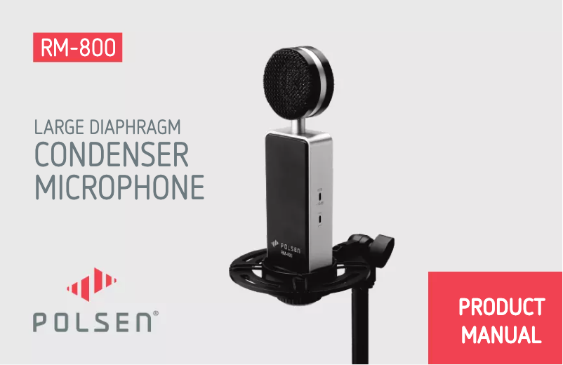 Página 1 del manual Manual de usuario Polsen RM-800