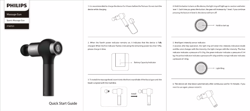 Page 1 of the manual Quick Start Guide Philips PPM7521