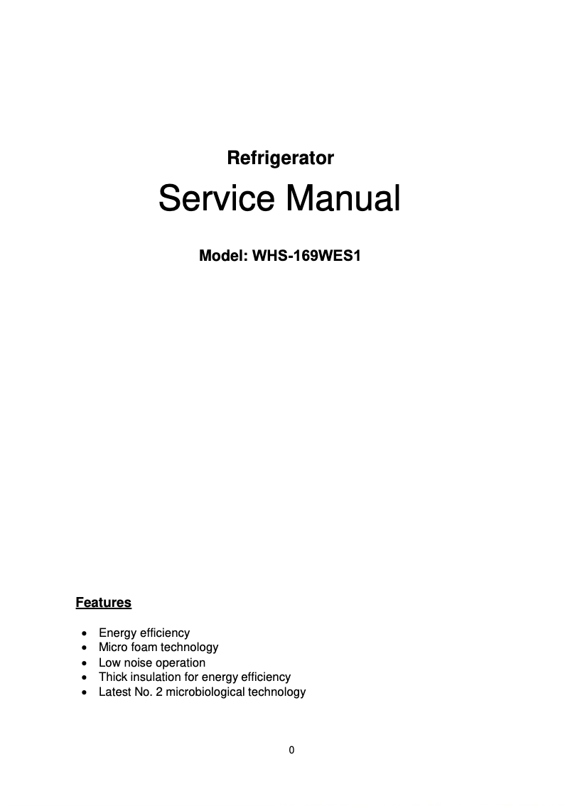 Page n°1 - Manuel utilisateur Midea WHS-169WES1