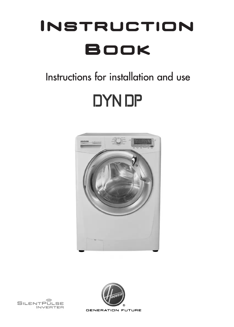 Page 1 de la notice Manuel utilisateur Hoover DYN 9164DPGB/1-8