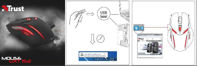 Page n°1 - Manuel utilisateur Trust GXT 152 19509