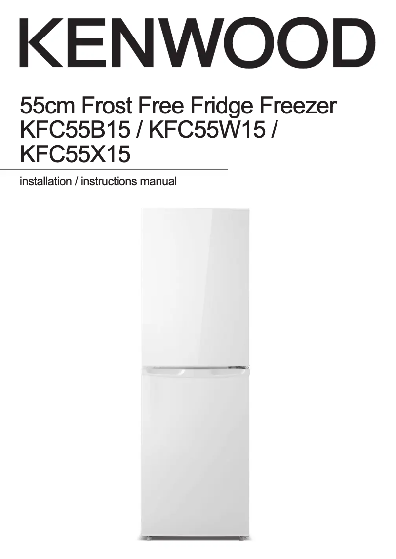 Página 1 del manual Manual de usuario Kenwood KFC55X15