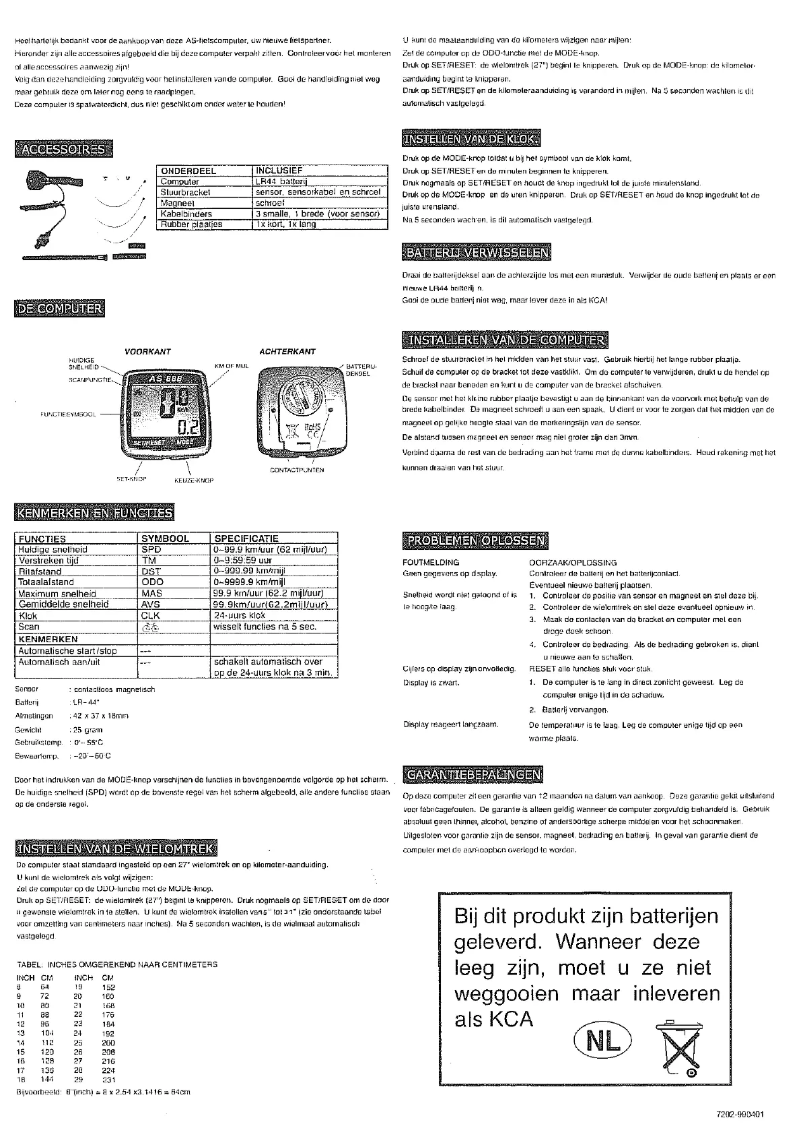 Page 1 de la notice Manuel utilisateur Assize AS 888