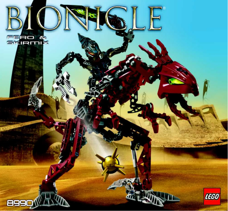 Page n°1 - Manuel utilisateur Lego Fero and Skirmix