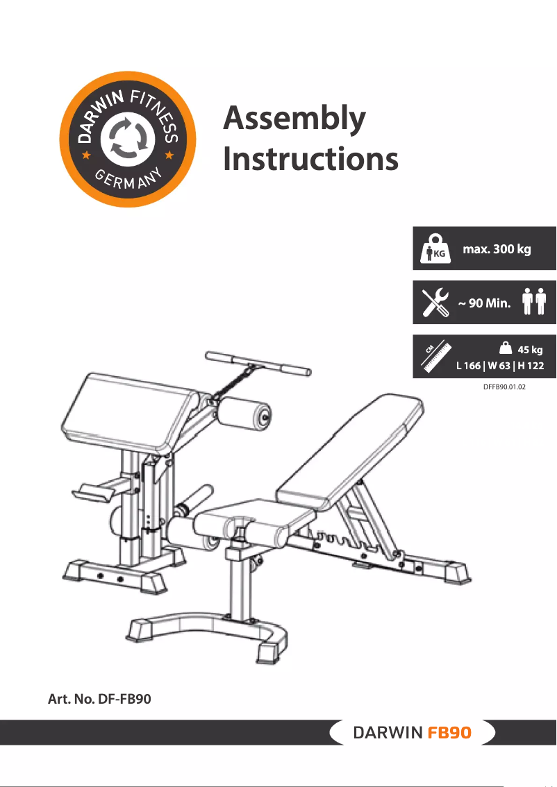 Page 1 de la notice Manuel utilisateur Darwin FB90