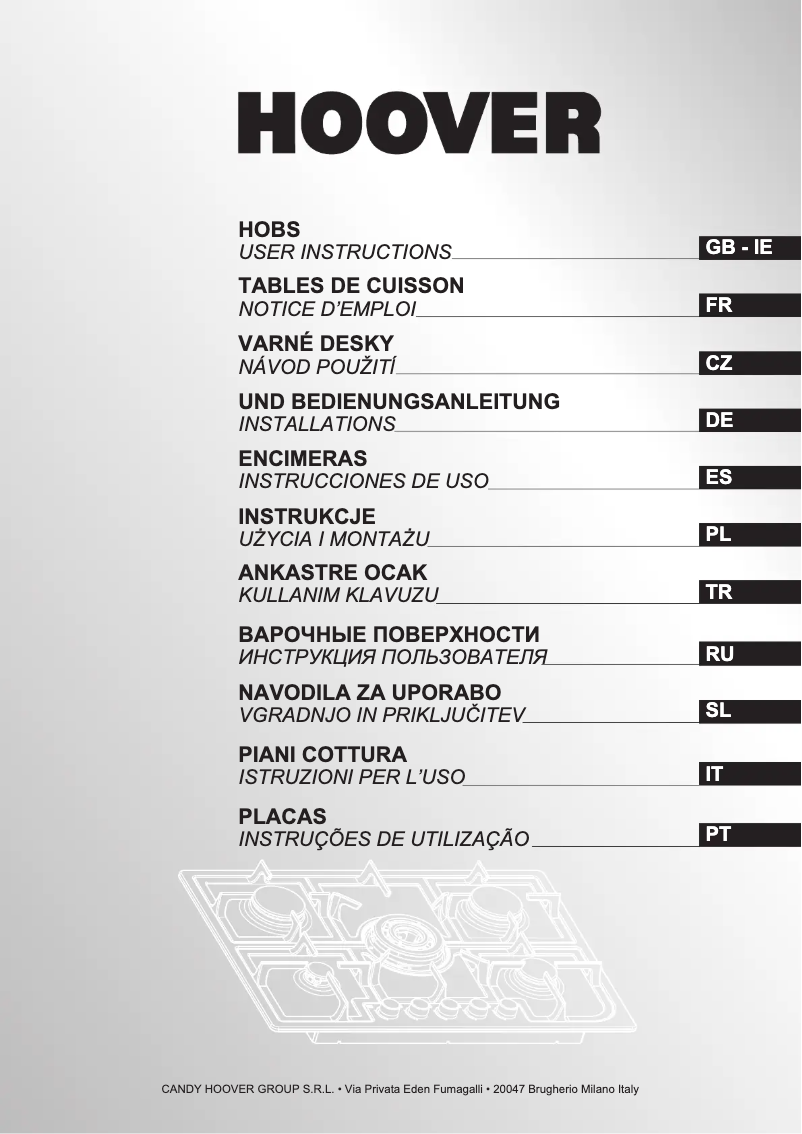Página 1 del manual Manual de usuario Hoover HGH 64SCX