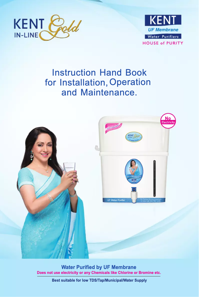 Page 1 de la notice Manuel utilisateur Kent Inline Gold