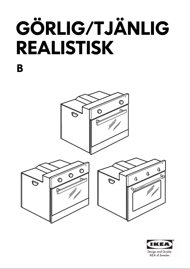 Image de la première page du manuel de l'appareil Realistisk