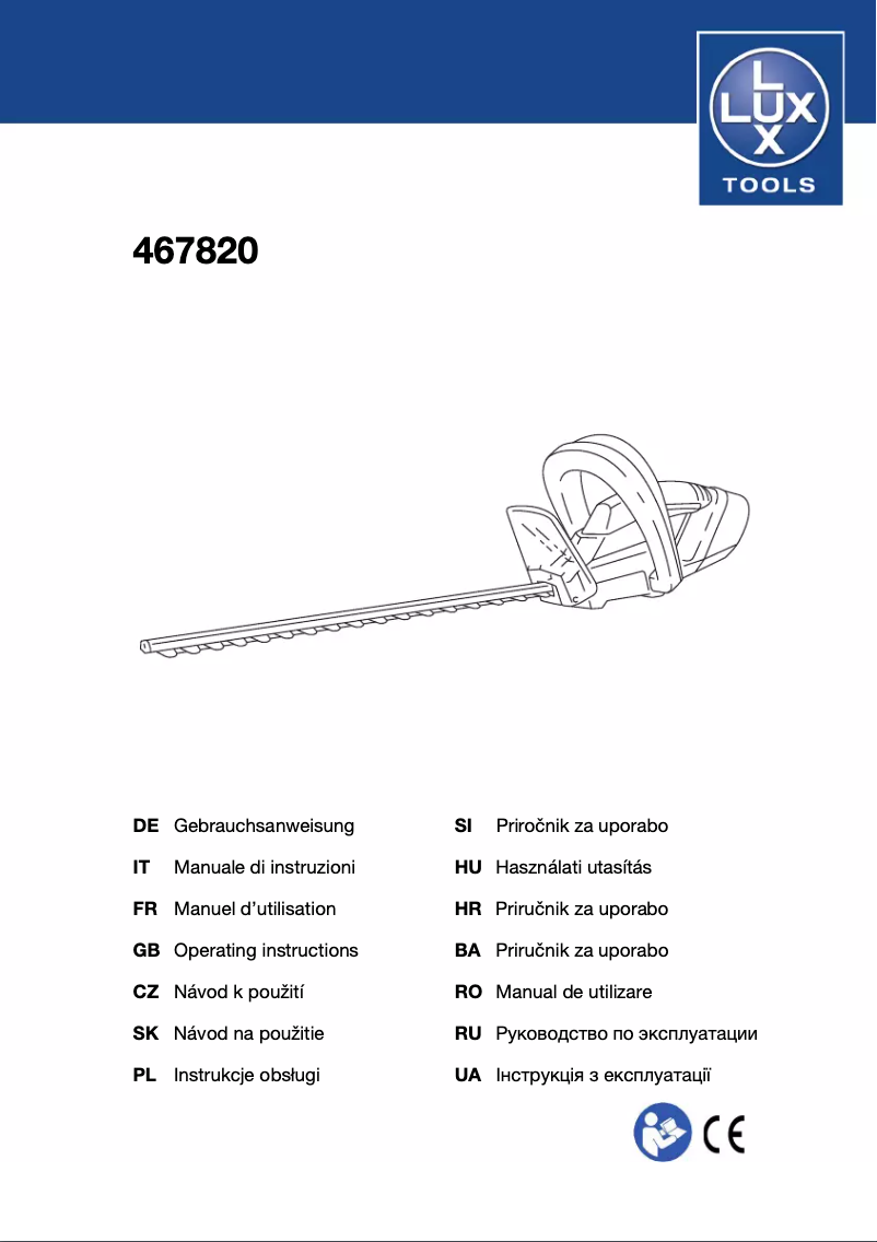 Page n°1 - Manuel utilisateur Lux AHS 18