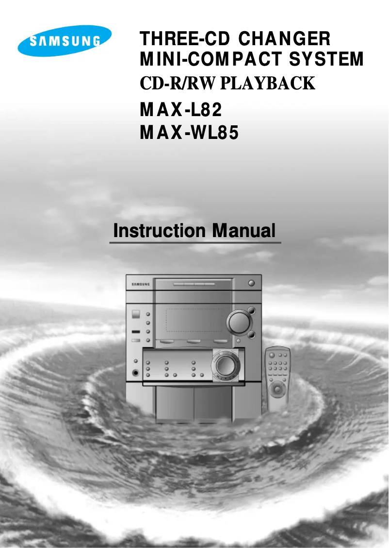 Page 1 de la notice Manuel utilisateur Samsung MAX-WL85