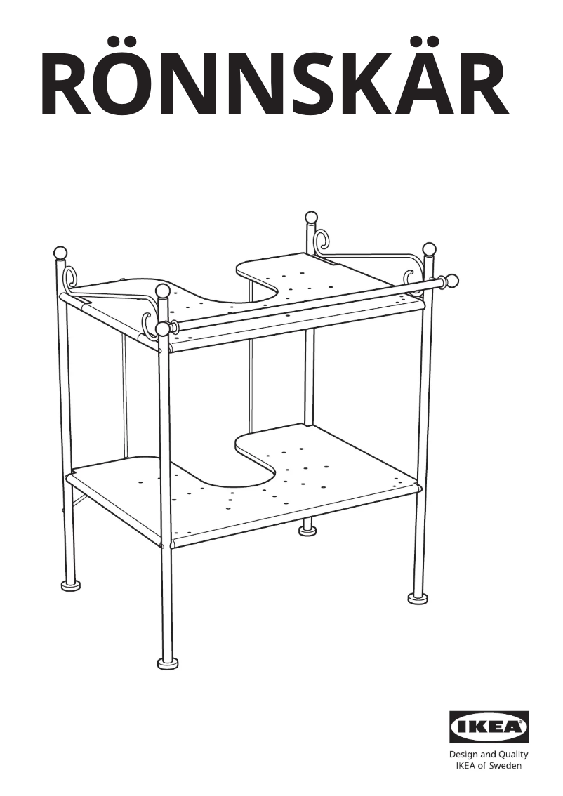 Página 1 del manual Manual de usuario Ikea RÖNNSKÄR 101.925.79
