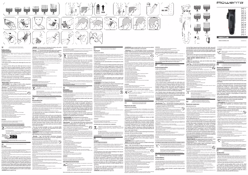 Page n°1 - Manuel utilisateur Rowenta Perfect Line TN152L