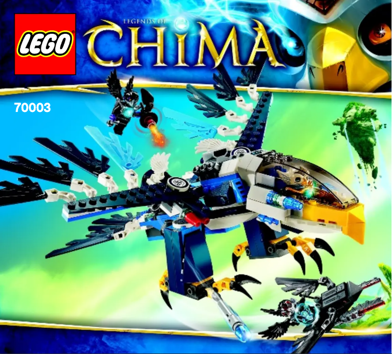 Page 1 de la notice Manuel utilisateur Lego Chima 70003
