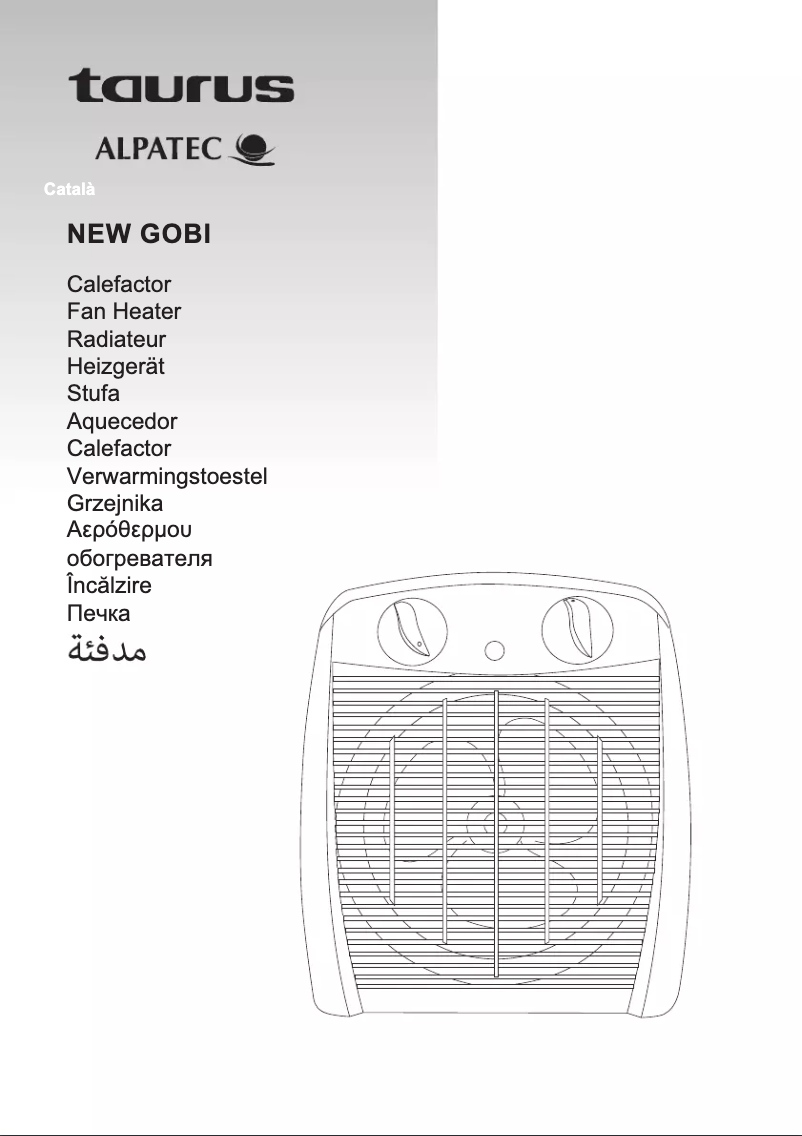 Page n°1 - Manuel utilisateur Taurus New Gobi