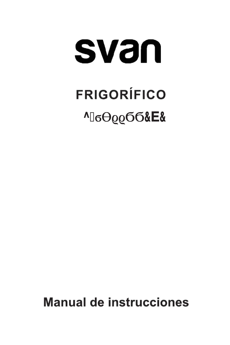 Page 1 de la notice Manuel utilisateur SVAN SC185500FNF