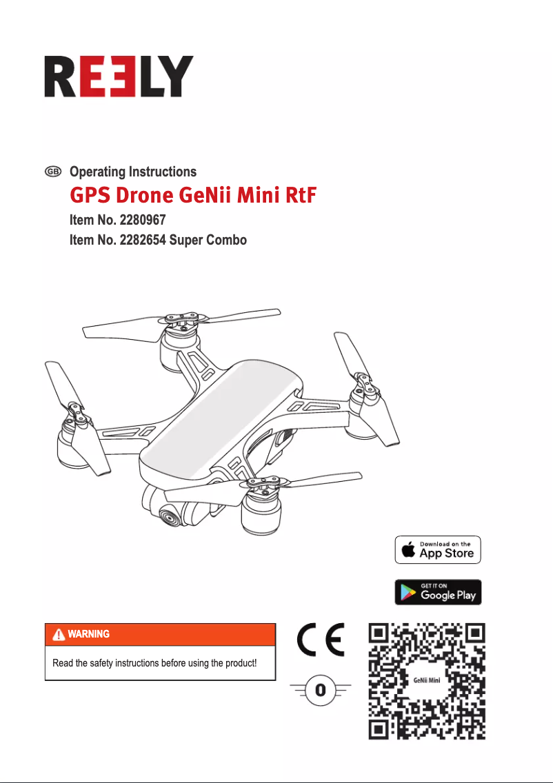 Image de la première page du manuel de l'appareil GeNii Mini RTF