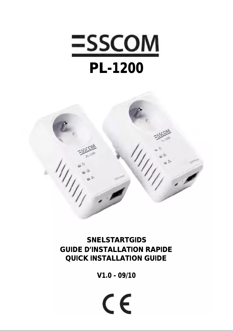 Image de la première page du manuel de l'appareil PL-1200