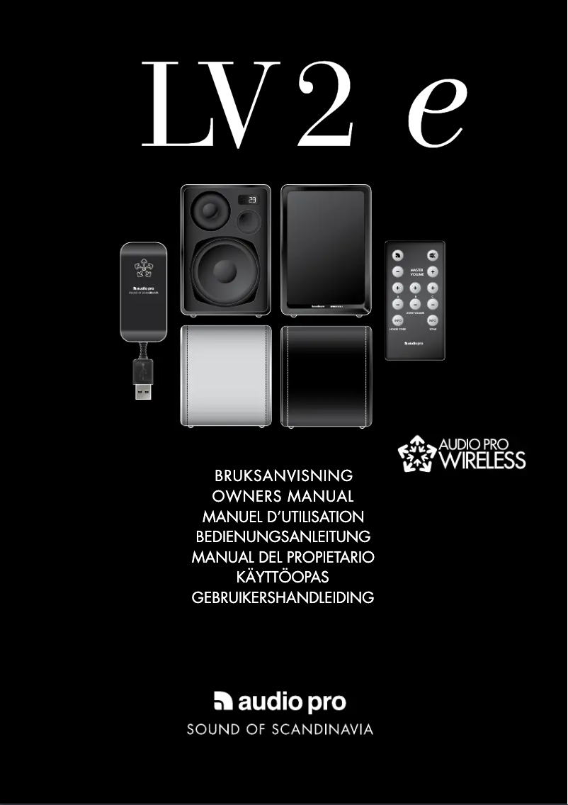 Page n°1 - Manuel utilisateur Audio Pro Living LV2e
