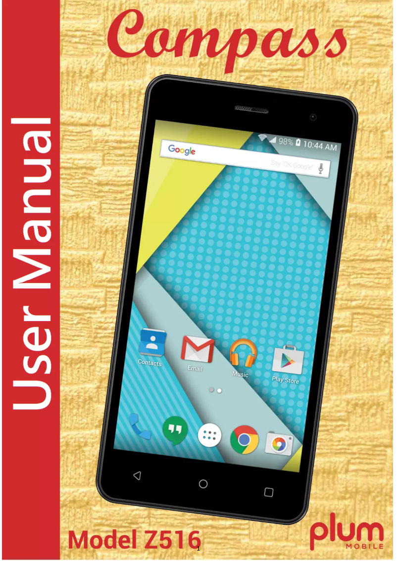 Page 1 de la notice Manuel utilisateur Plum Compass