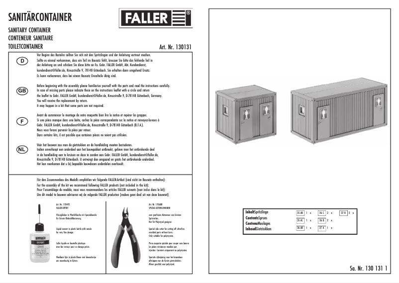 Page 1 de la notice Manuel utilisateur Piko 130131