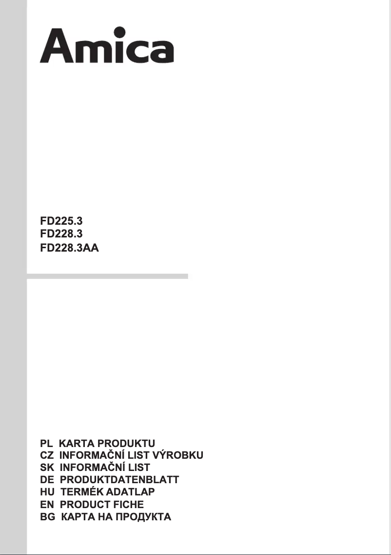 Image de la première page du manuel de l'appareil FD225.3