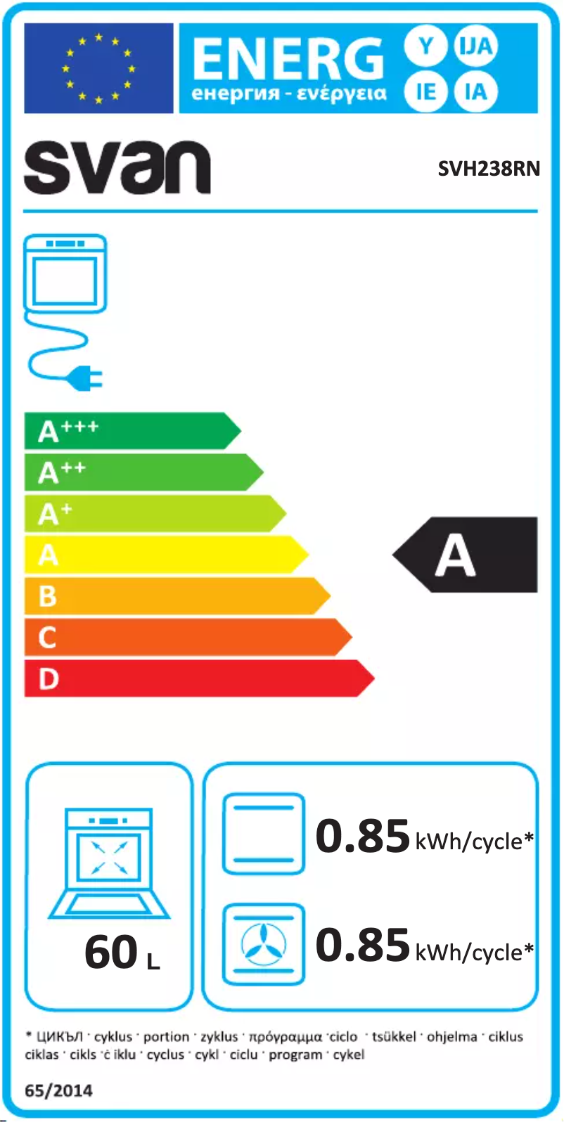 Image de la première page du manuel de l'appareil SVH238RN