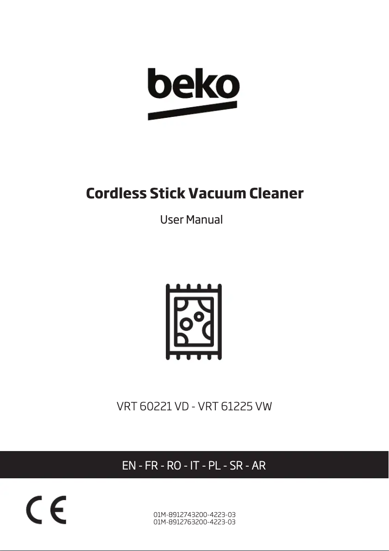 Page n°1 - Manuel utilisateur Beko VRT 60221 VD
