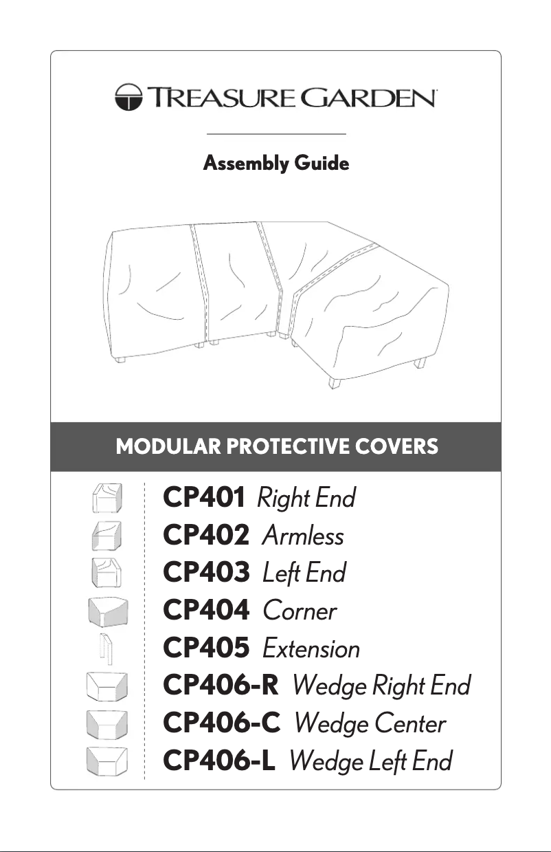 Page 1 de la notice Manuel utilisateur Treasure Garden CP402