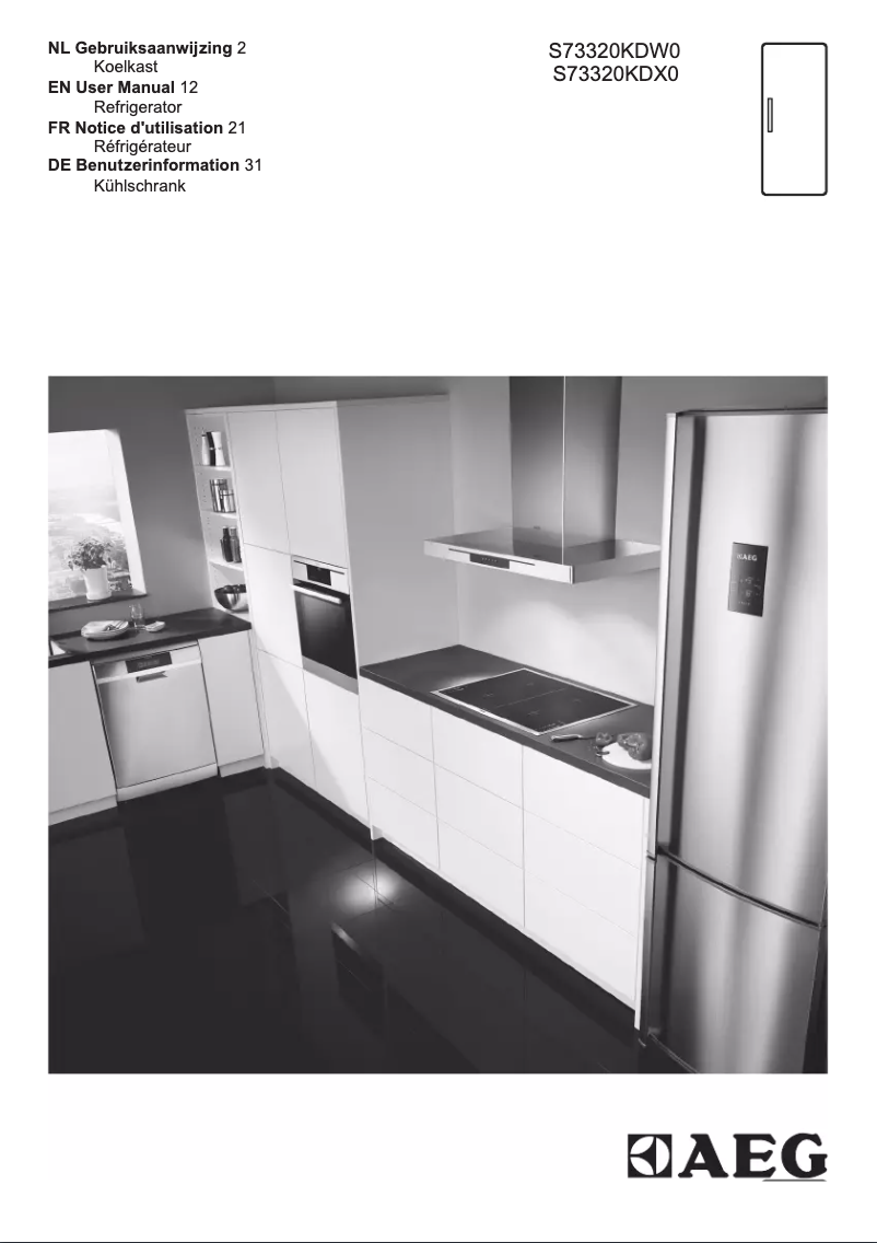 Image de la première page du manuel de l'appareil S73320KDX0