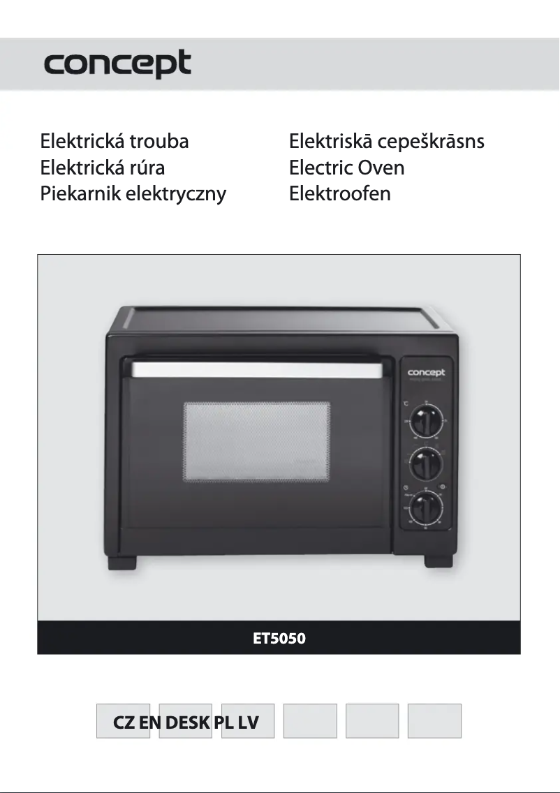 Image de la première page du manuel de l'appareil ET-5050