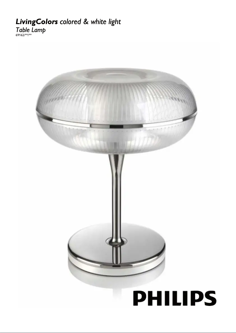 Page 1 de la notice Manuel utilisateur Philips LivingAmbiance 6916231PH