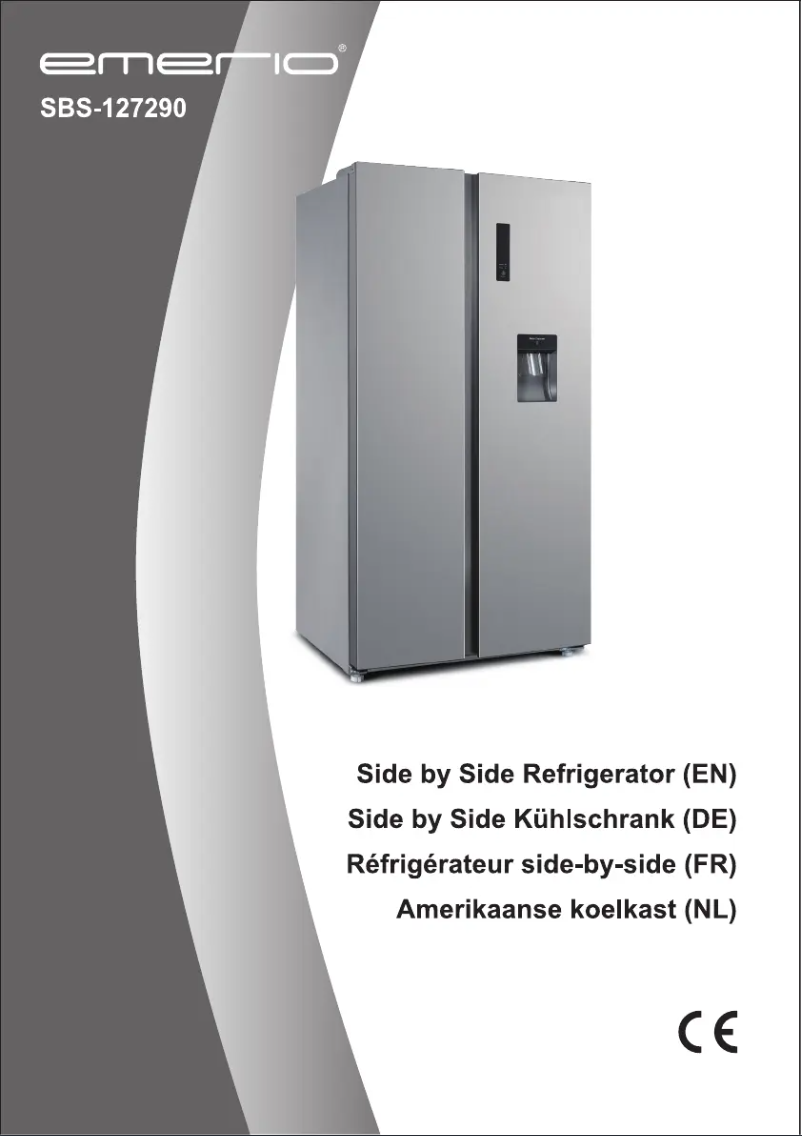 Page n°1 - Manuel utilisateur Emerio SBS-127290