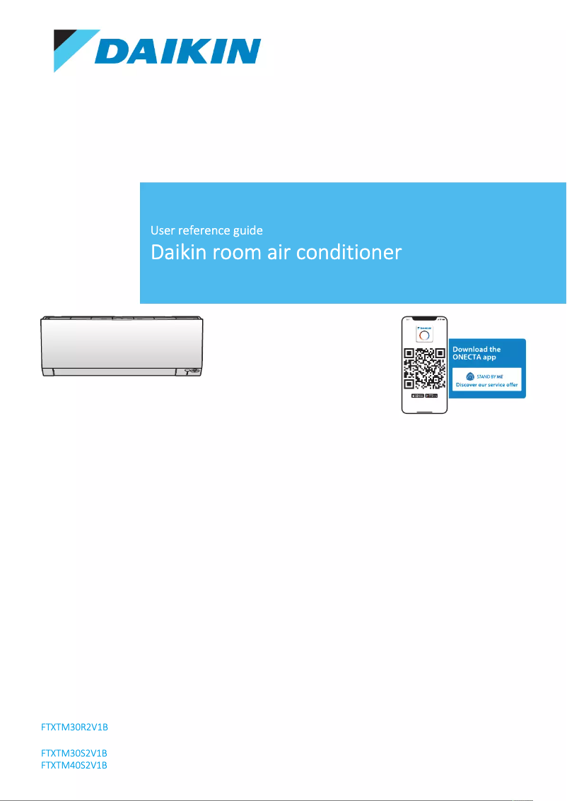 Page n°1 - Manuel utilisateur Daikin FTXTM30R2V1B