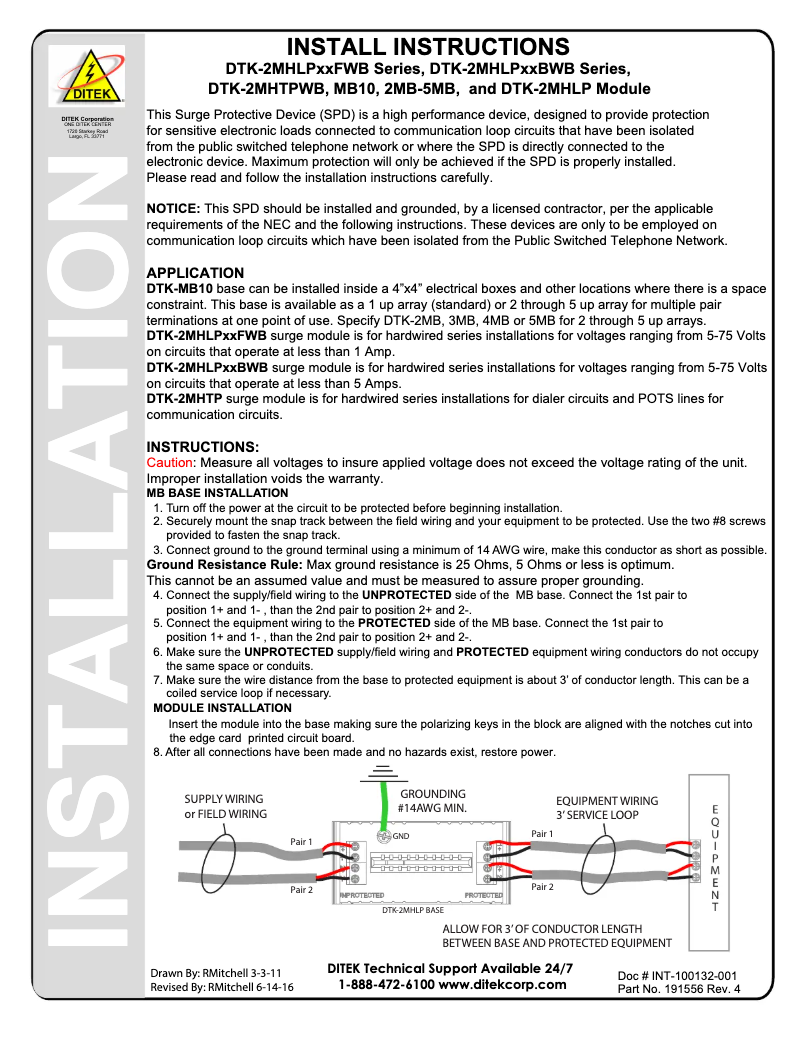 Image de la première page du manuel de l'appareil DTK-MB10