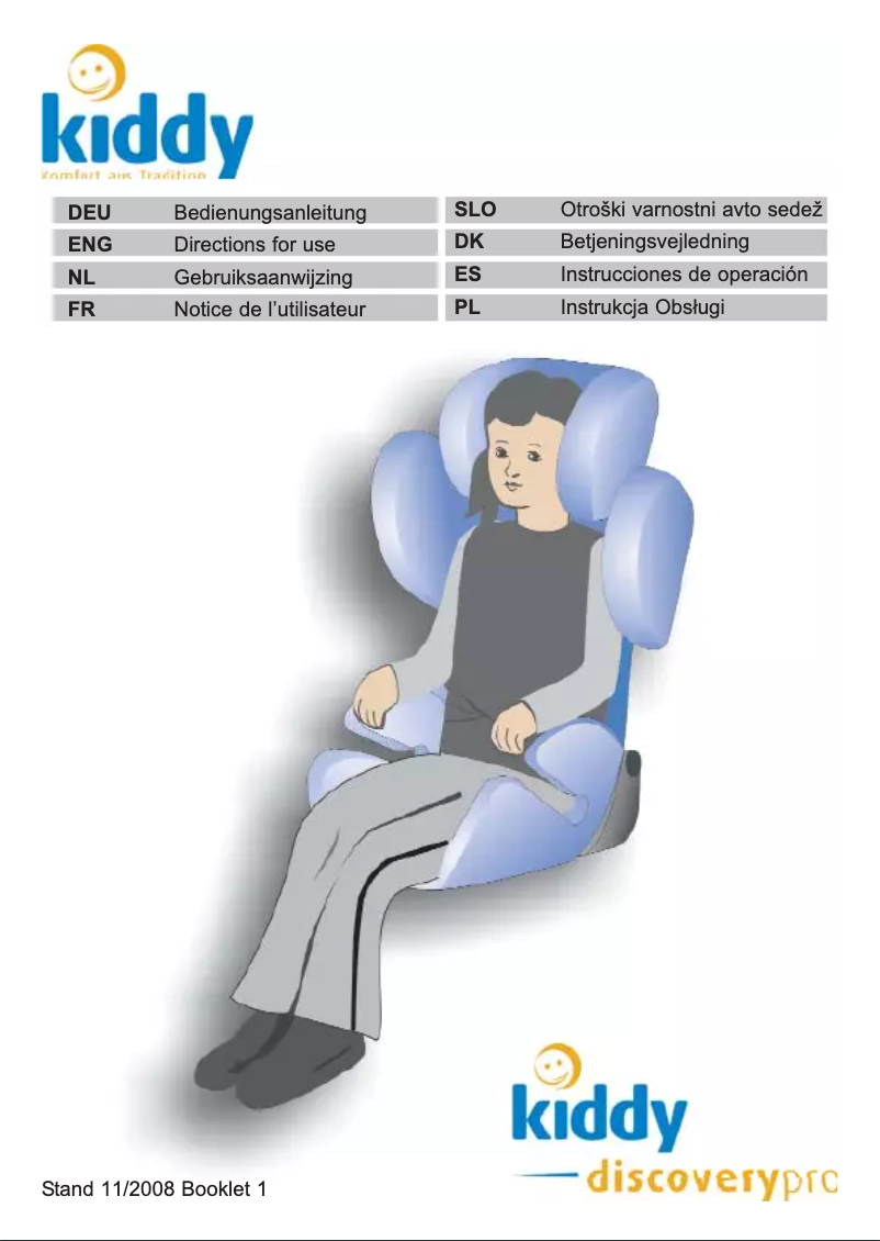 Image de la première page du manuel de l'appareil Discovery Pro