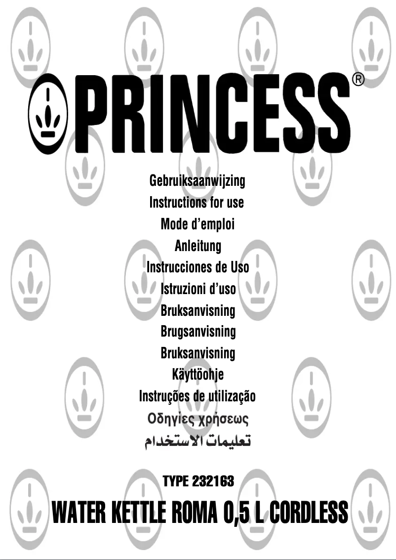 Página 1 del manual Manual de usuario Princess 232163