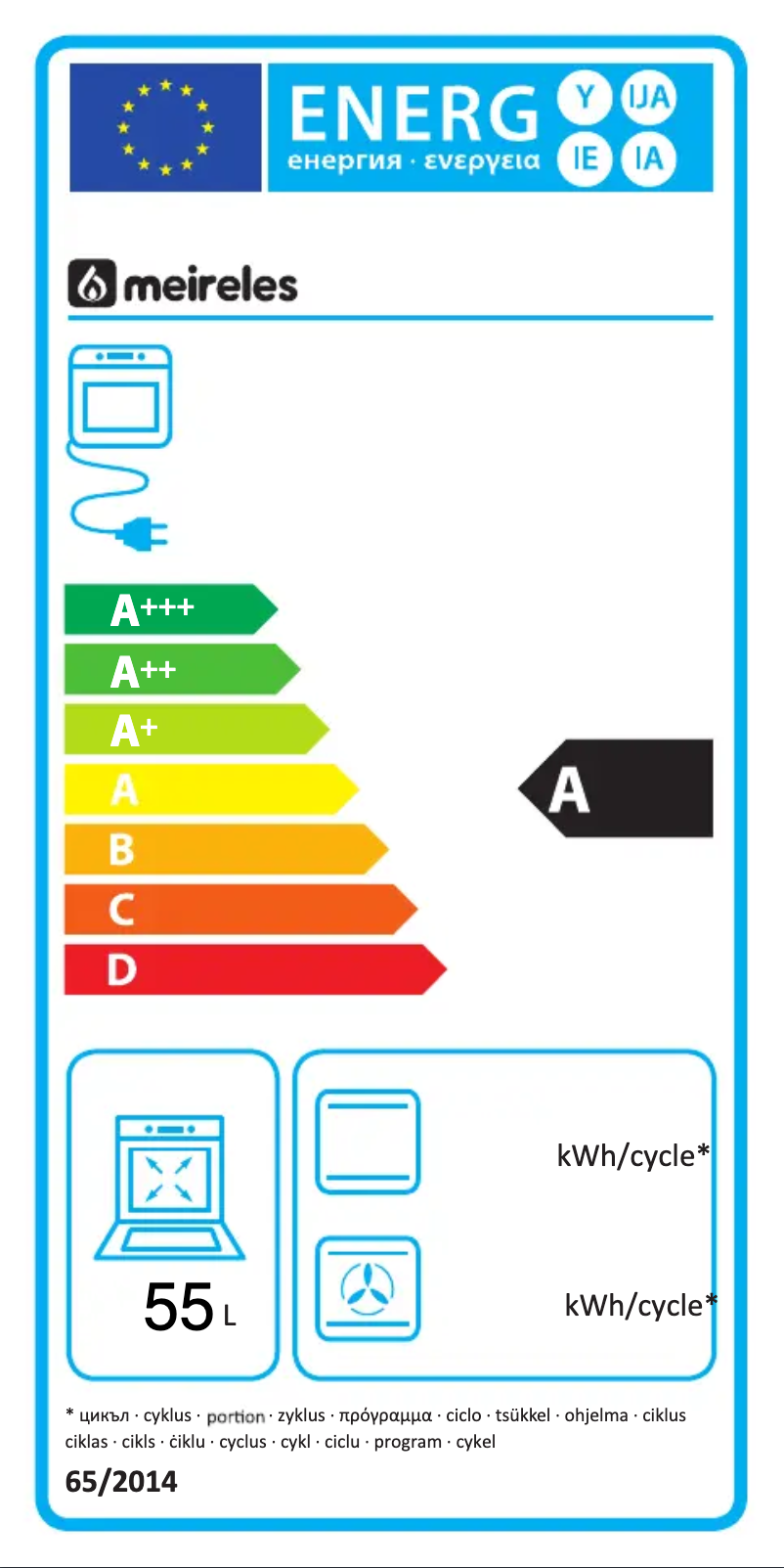 Page 1 de la notice Manuel utilisateur Meireles E 604 X.1