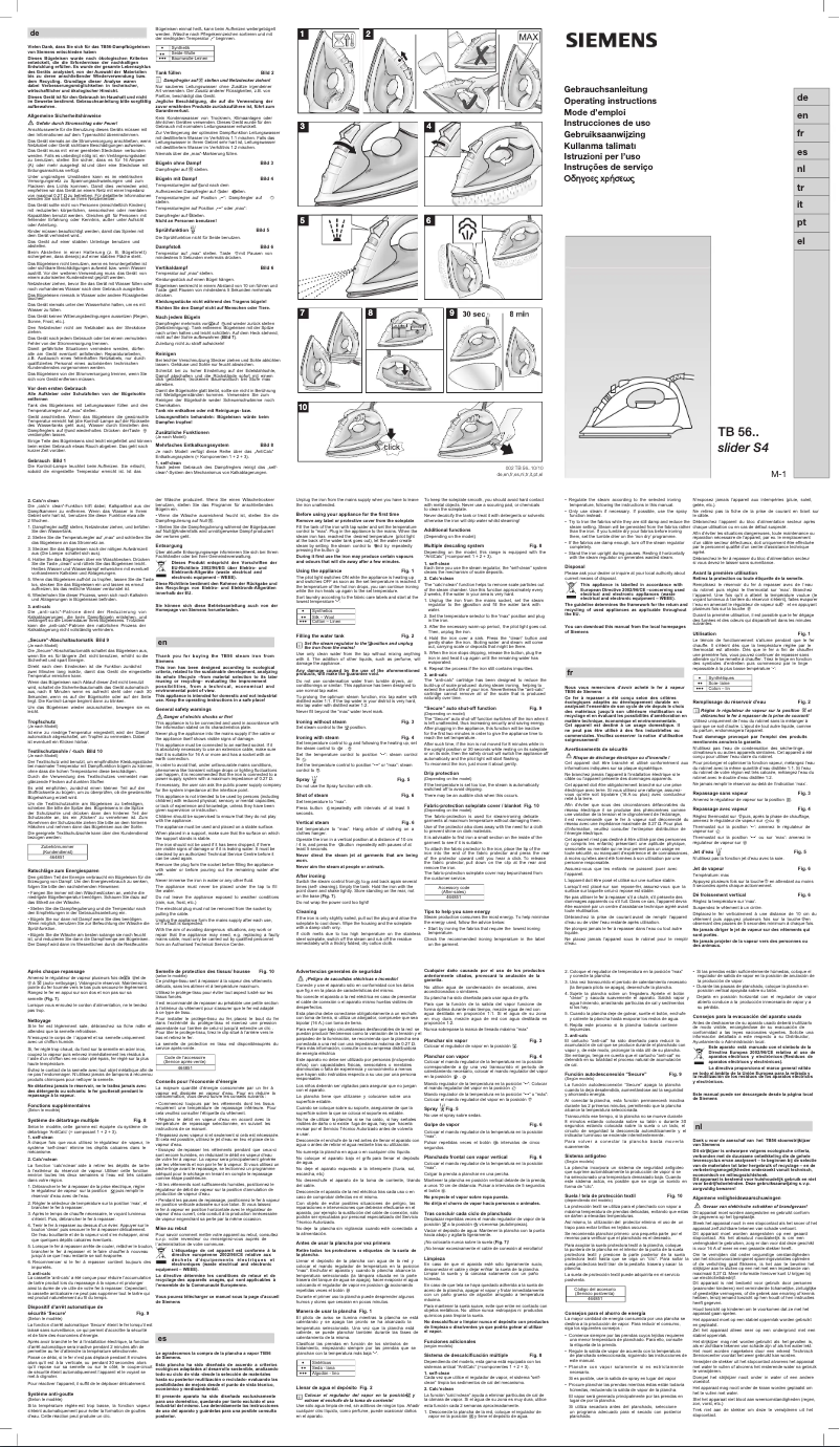 Image de la première page du manuel de l'appareil TB56250