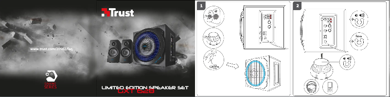 Imagen de la primera página del manual del dispositivo GXT 628