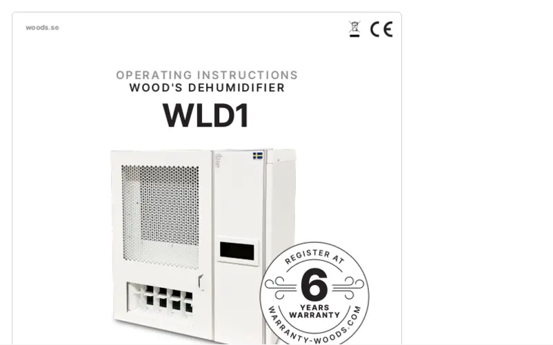 Image de la première page du manuel de l'appareil WLD1