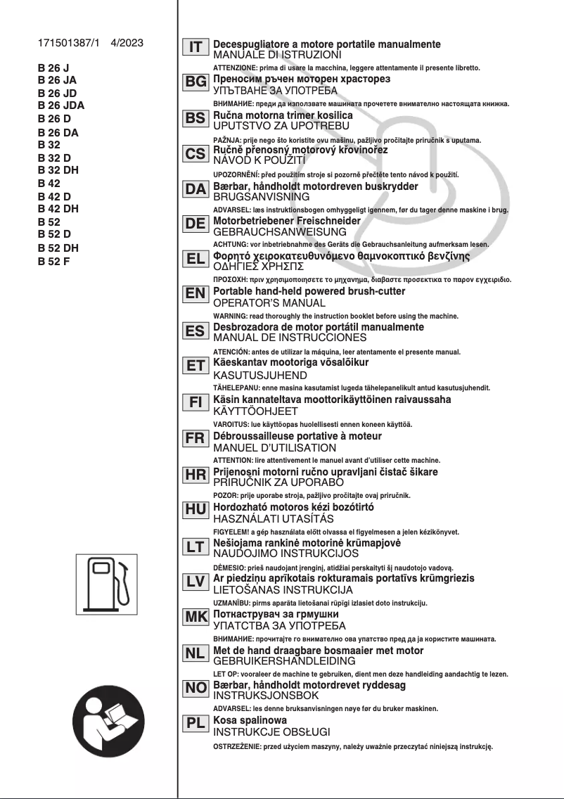 Image de la première page du manuel de l'appareil BC 330 A