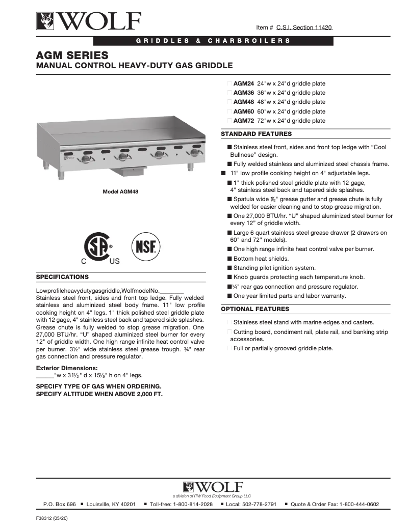 Image de la première page du manuel de l'appareil AGM24