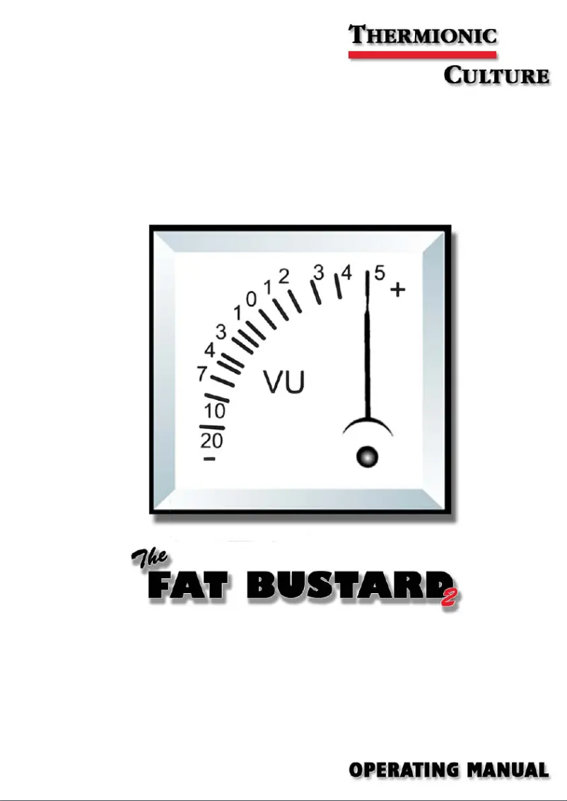 Image de la première page du manuel de l'appareil The Fat Bustard