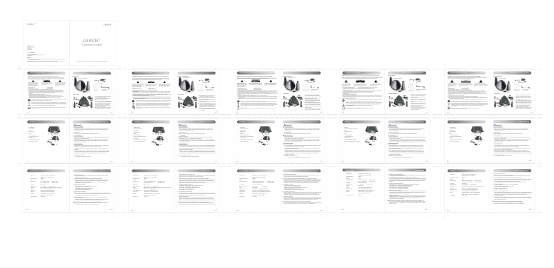 Page 1 de la notice Manuel utilisateur Edifier Prisma e3350BT